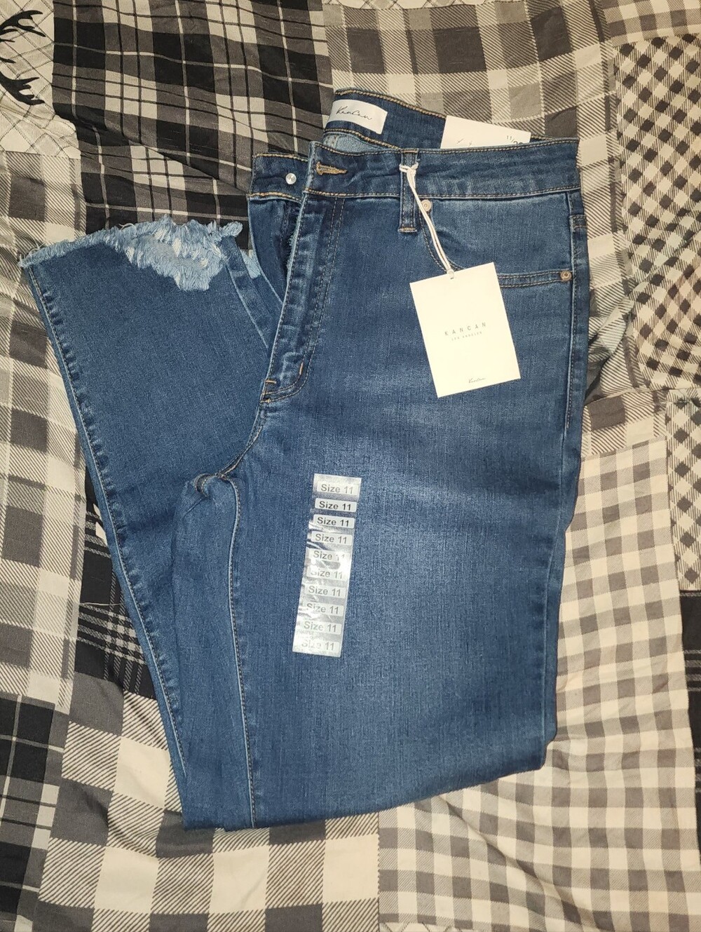 NWT KanCan Reese High Rise Ankle Skinny Jeans Sizw 11